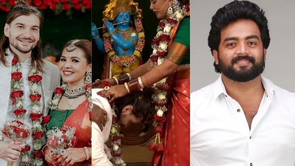 വരൻ വധുവിന്റെ കാലിൽ തൊട്ട് വണങ്ങുന്നു, ഇത് ആചാരത്തിൽ ഉൾപ്പെടുത്തേണ്ടത് തന്നെ; സൂരജിന്റെ കുറിപ്പ് വൈറൽ
