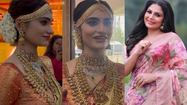 'ശരീരം മുഴുവൻ ദൈവങ്ങൾ, എല്ലാ ഐഡിയയും അമ്മയുടേത്'; വെഡ്ഡിങ് സാരിയുടെ വിലയെ കുറിച്ച് ആശയുടെ മകൾ ഉത്തര!