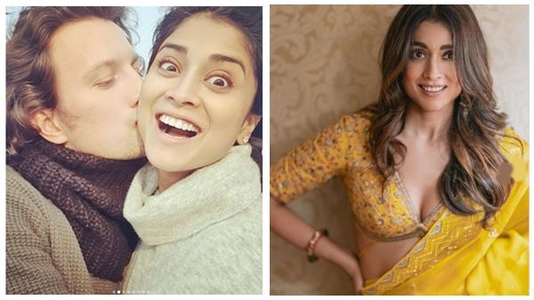 ഭര്‍ത്താവാണെങ്കിലും പരസ്യമായി ചുംബിക്കാമോ? പൊതുവേദിയില്‍ നിന്നുള്ള ചുംബനത്തിന് ശ്രിയയുടെ മറുപടി