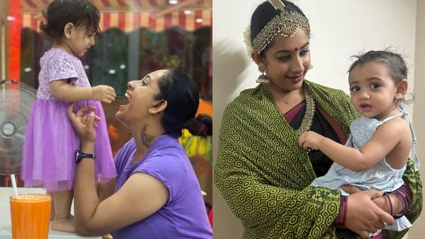 'മൂന്ന് വർഷങ്ങൾക്ക് ശേഷം.... ഡെലിവറിക്ക് ശേഷം ആദ്യമായി സ്റ്റേജിൽ'; കൗതുകത്തോടെ സൗഭാ​ഗ്യയെ വീക്ഷിച്ച് മകൾ!