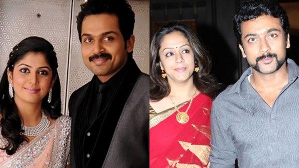 'ജ്യോതിക മരുമകളായി വരരുതെന്ന് സൂര്യയുടെ പിതാവ്; കാർത്തിയെ പെട്ടെന്ന് വിവാഹം കഴിപ്പിച്ചത് ഭയം കൊണ്ട്'