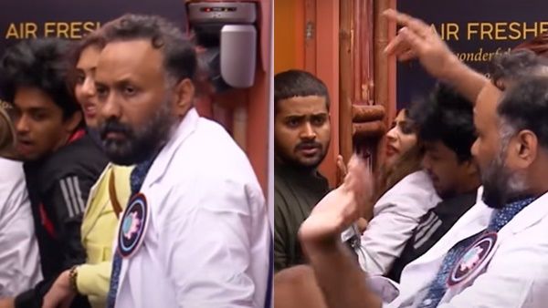 ബാത്ത് റൂം ചവിട്ടിപ്പൊളിച്ച് ഒമര്‍ ലുലു, പുറത്താക്കണമെന്ന് അഞ്ജൂസ്; കൂട്ടത്തല്ലും കയ്യാങ്കളിയും