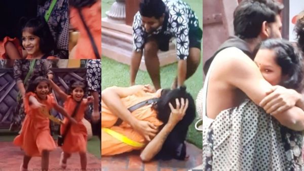 'അച്ഛൻ കപ്പടിക്കണം... എല്ലാവരും ഫാൻസാണ്...'; മക്കളെ വാരിപ്പുണർന്നും ഭാര്യയെ കോരിയെടുത്ത് ചുംബിച്ചും അഖിൽ മാരാർ