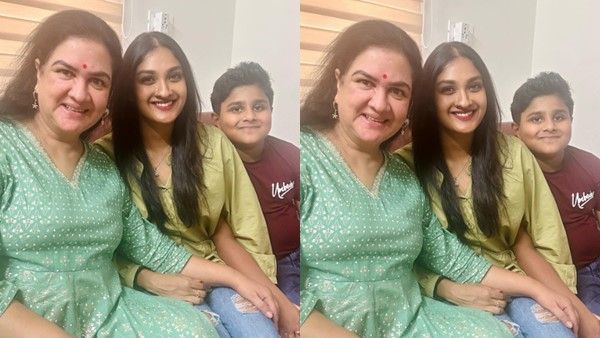 കുഞ്ഞാറ്റയ്ക്കും ഇഷാനുമൊപ്പം ഉർവശി; 'അമ്മയും മക്കളും മനസ് നിറച്ചു'; സന്തോഷത്തിൽ ആരാധകർ