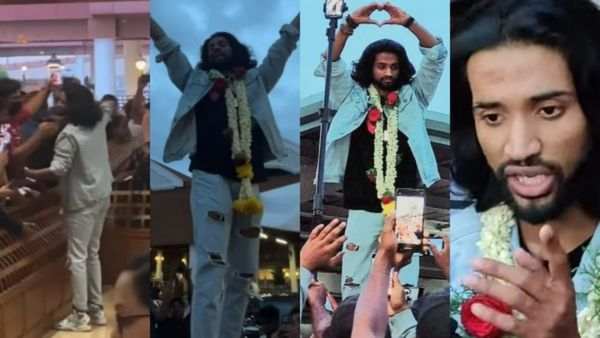 ഖൽ നായകിനെ കാണാൻ തടിച്ചുകൂടി ആരാധകർ, സീസൺ ഫൈവിൽ മറ്റാർക്കും ലഭിച്ചിട്ടില്ലാത്ത ​ഗംഭീര സ്വീകരണം വിഷ്ണുവിന്!