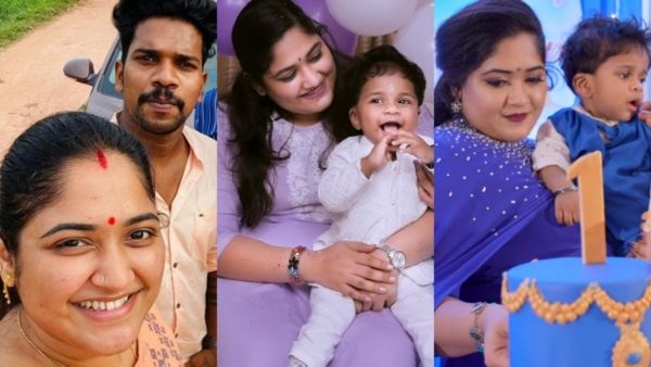 'കുഞ്ഞിന്റെ അച്ഛനെ വിളിച്ചില്ലേ?'; മകന്റെ ഒന്നാം പിറന്നാൾ അമ്മയ്ക്കും ബന്ധുക്കൾക്കുമൊപ്പം ആഘോഷിച്ച് അനുശ്രീ!