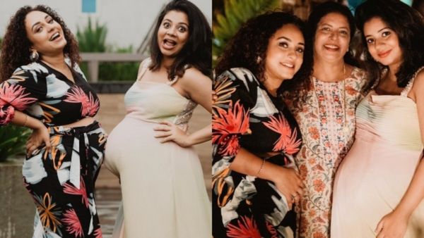 'ട്രെന്റിങ് പ്രെ​ഗ്നൻസി..., റേച്ചലിന് പിറക്കാൻ പോകുന്നത് ഇരട്ടകളോ?'; അമ്മയ്ക്കൊപ്പം നിറവയറിൽ റേച്ചലും പേളിയും