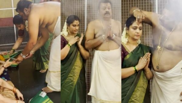 ശത്രുസംഹാരത്തിനും ഐശ്വര്യത്തിനുമായി 45000 രൂപയുടെ ഹോമം, പിന്നാലെ സുരേഷ് ​ഗോപിയുടെ മകളുടെ വിവാഹനിശ്ചയം!‌