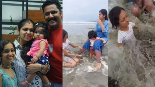 'കൊച്ചുകുഞ്ഞിനെ വെച്ച് കോപ്രായം കാണിക്കുന്നോ... നിങ്ങൾക്കറിഞ്ഞൂടെ തിര വരുമെന്ന്'; അഞ്ജലിക്ക് വിമർശനം!