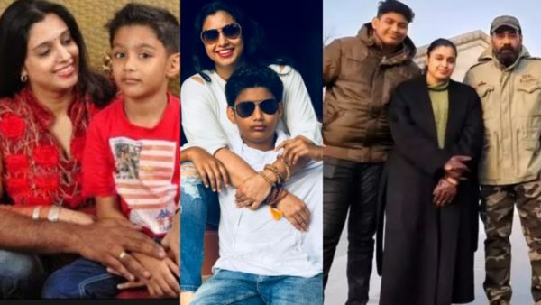 അച്ഛൻ ബിജു മേനോനൊപ്പം വളർന്ന് മകൻ ദക്ഷ് ധാർമിക്, കുടുംബസമേതം നിൽക്കുന്ന സംയുക്ത വർമയുടെ ചിത്രം വൈറൽ!