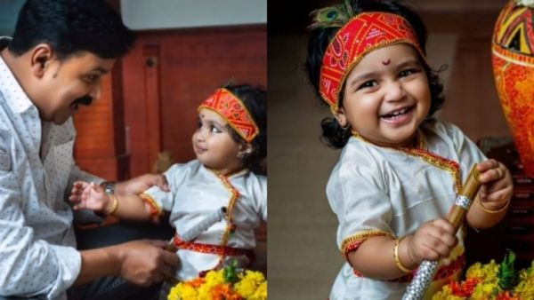 ഉണ്ണി കണ്ണന്റെ വേഷത്തിൽ മാമാട്ടി... മകളെ കൊഞ്ചിച്ച് ദിലീപ്..., ശ്രീകൃഷ്ണ ജയന്തി ആശംസകളുമായി കാവ്യ മാധവൻ!