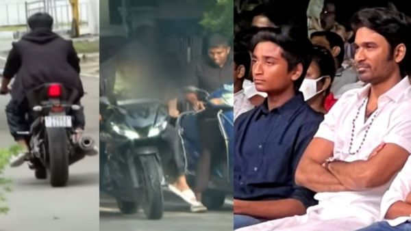 പതിനെട്ട് വയസായില്ല... ലൈസൻസുമില്ല ഹെൽമെറ്റുമില്ല..., പൊതുനിരത്തിൽ ബൈക്ക് റൈഡ് ചെയ്ത് ധനുഷിന്റെ മൂത്ത മകൻ!
