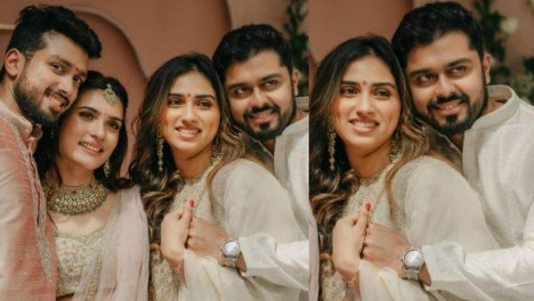 ഇനി മക്കൾ രണ്ടല്ല നാല്..., അളിയൻ ​​ഗ്ലാമറാണല്ലോ..., കാളിദാസിന്റെ വിവാഹനിശ്ചയത്തിൽ തിളങ്ങി ചക്കിയുടെ വരൻ!