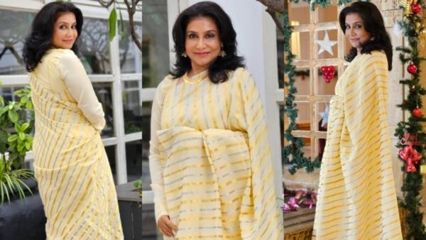 പിറന്നാൾ ദിനത്തിൽ സാരിയിൽ സുന്ദരിയായി ലിസി, ഒരു കണ്ണീർ കഥ പറയാനുണ്ട് ലിസി അണിഞ്ഞിരിക്കുന്ന സാരിക്ക്!