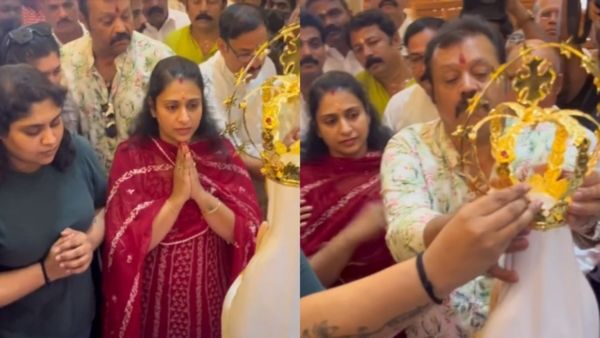 മകളുടെ വിവാഹത്തിന് മുമ്പ് മാതാവിന് സ്വർണ്ണ കിരീടം സമ്മാനിച്ച് സുരേഷ് ഗോപി, ചടങ്ങിനെത്തി ഭാര്യയും മക്കളും!