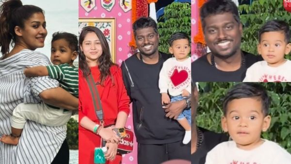 'ഇത് ഉലക് അല്ലേ..? നയൻതാരയുടെ മകൻ എന്താണ് അറ്റ്ലിക്കും ഭാര്യയ്ക്കുമൊപ്പം?'; മീറിനൊപ്പം അറ്റ്ലിയും ഭാര്യയും!