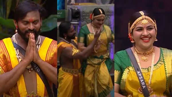 മണ്ടനെന്ന് വിളിച്ചവര്‍ കാണ്! നൃത്തച്ചുവടുകളുമായി ജിന്റോയും അപ്‌സരയും; കയ്യടിച്ച് ലാലേട്ടന്‍