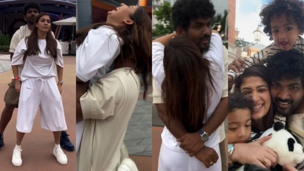 'ഇക്കഴിഞ്ഞ വർഷങ്ങളിൽ കണ്ടിട്ടുള്ളതിൽ നയൻസിൻ്റെ ഏറ്റവും ഹൃദ്യമായ ചിരിയാണിത്'; ഭാര്യയെ എടുത്ത് പൊക്കി വിഘ്നേഷ്!