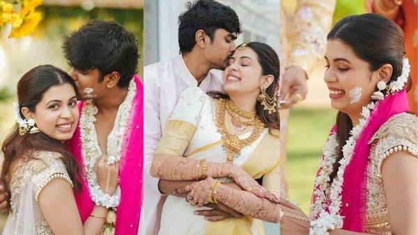 'ഈ ലുക്ക് കാണുമ്പോൾ ബോളിവുഡ് നടിയെ പോലുണ്ട്'; ഹൽദി ആഘോഷവുമായി ദിയയും അശ്വിനും: വീഡിയോ വൈറൽ