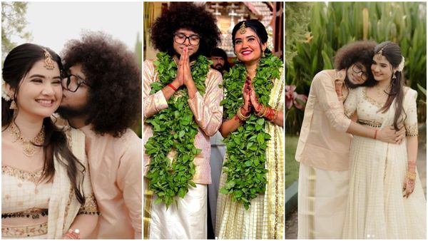 പച്ച സാരിയുടത്ത ചേച്ചിയുടെ ധൃതിയാണ്, താലിക്കെട്ടിനിടെ തിക്കും തിരക്കും! മുടിയന്റെ വിവാഹ വീഡിയോ വൈറല്‍