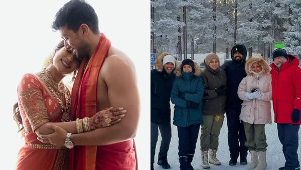 റിസപ്ഷൻ കഴിഞ്ഞതിന് പിന്നാലെ പറന്നു, കാളിദാസും തരിണിയും കുടുംബത്തോടൊപ്പം; മിഥുനം 2 ആണോയെന്ന് കമന്റ്