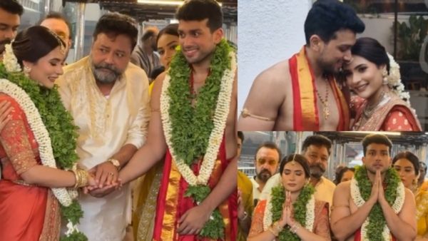 'പ്രണയ സാഫല്യം...'; ​ഗുരുവായൂർ കണ്ണന് മുന്നിൽ വെച്ച് താരിണിയെ താലി ചാർത്തി കാളിദാസ്, താരനിബിഡമായി വിവാഹം...
