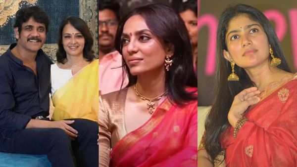 മരുമകൾ വീട്ടിലെത്തിയത് ഭാ​ഗ്യവുമായി, വേദിയിൽ നാ​ഗാർജുന; സായ് പല്ലവി എത്തിയില്ല, തിളങ്ങിയത് ശോഭിത