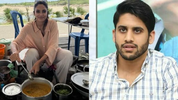 സെറ്റിൽ ശോഭിതയുടെ പാചകം; വീട്ടിൽ ഭാര്യയുണ്ടാക്കിയ ഭക്ഷണം കഴിക്കാൻ കാത്തിരിപ്പാണെന്ന് ചെെതന്യ