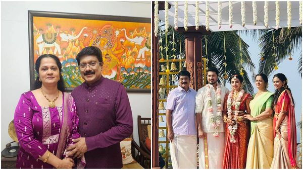 ഞങ്ങള്‍ക്കിത് ആദ്യത്തെ അനുഭവം! അരവിന്ദിന്റെ സംഗീത് ചടങ്ങിന് ഭാര്യയ്‌ക്കൊപ്പം ഡാന്‍സ്: വേണുഗോപാല്‍