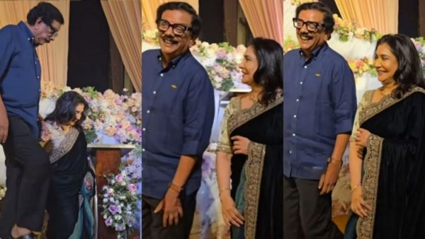 പിണക്കമോ വൈരാ​ഗ്യമോ ഇല്ല...; പ്രിയദർശന്റെ കൈപിടിച്ച് നിറചിരിയോടെ ലിസി, താരദമ്പതികൾ വീണ്ടും ഒരുമിച്ചോ?; ചർച്ചകൾ