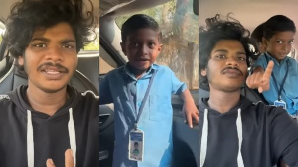 സീറ്റ് ബെൽറ്റില്ല, ഡ്രൈവിങിനിടയിൽ വ്ലോ​ഗ് എടുക്കുന്നു, മൂന്ന് കുട്ടികളുടെ ജീവൻ അപകടത്തിലാക്കരുത്; വിമർശനം!