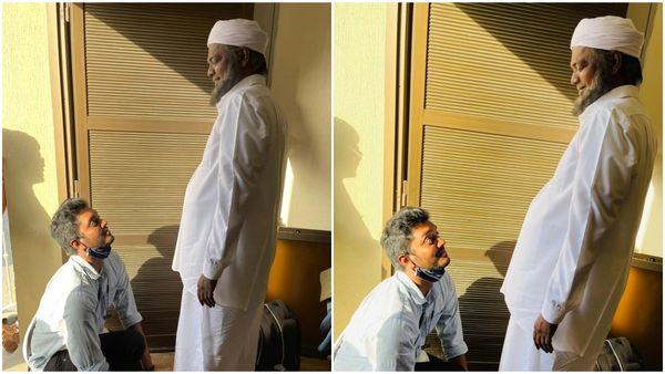 അച്ഛന്റെ കാലില്‍തൊട്ട് മകന്‍! നിറഞ്ഞ് ചിരിച്ച് സലീം കുമാറും! വേദന പങ്കിട്ട് ചന്തു! ചിത്രങ്ങള്‍ വൈറല്‍