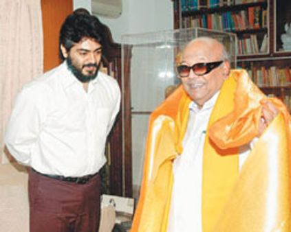 அஜீத்துக்கு கருணாநிதி வாழ்த்து