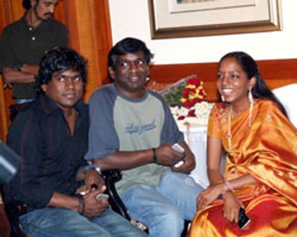 ஷங்கர் முகாமில் கார்த்திக் ராஜா