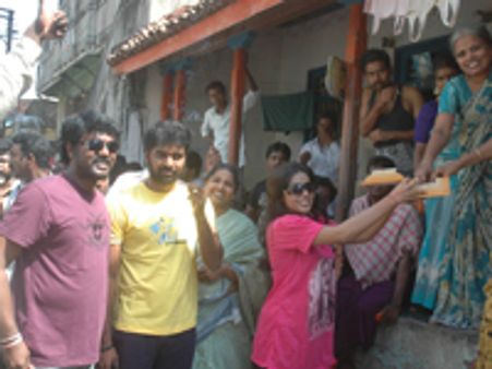 ஆஸ்கர்: படப்பிடிப்பில் கொண்டாட்டம்!