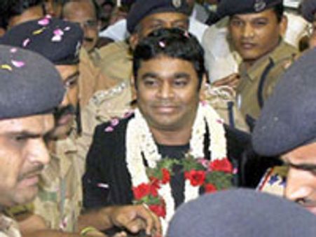 ரஹ்மானுக்கு பாராட்டு விழா-கருணாநிதி தலைமை