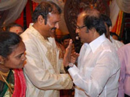 மோகன்பாபு மகன் திருமணம்-ரஜினி வாழ்த்து