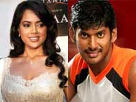 சமீராவுக்கு விஷால் கற்றுக் கொடுத்த உடற்பயிற்சி!!