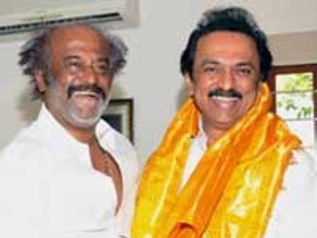 ரஜினியிடம் வாழ்த்துப் பெற்ற முக ஸ்டாலின்!