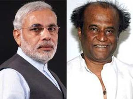 ரஜினியை சந்தித்து நலம் விசாரித்த நரேந்திர மோடி-நாயுடு!