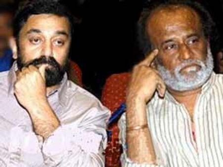 ரஜினியைப் பார்த்து கண்ணீர் வடித்த கமல்!