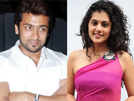 சூர்யா படம்... டாப்ஸி விலகினாரா விலக்கப்பட்டாரா?