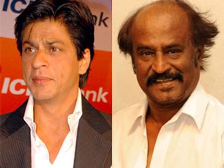 'ஹம்'மில் நான் பிரமித்துப் பார்த்த ரஜினி சாருடன் ரா ஒன்னில் நடித்துவிட்டேன்! - ஷாரூக் பெருமிதம்