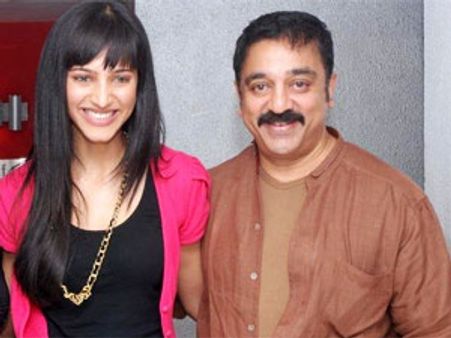 மகள் ஸ்ருதியை அழ வைத்த கமல்