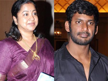 நடிகர் விஷால் மீது நடிகை ராதிகா ரூ 9 கோடி மோசடி புகார்!!