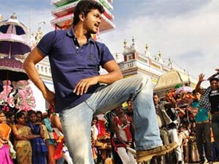 இந்திப் படத்தில் விஜய் அட்டகாச ஆட்டம்- வாயடைத்துப் போன இந்தி நடிகர்கள்!