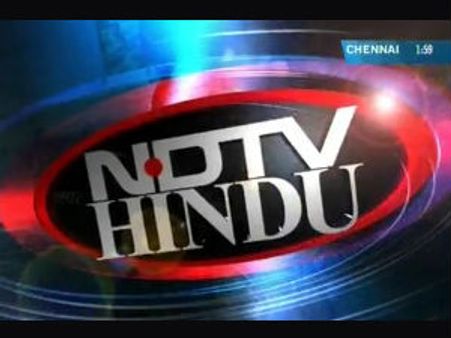 என்.டி.டி.வி- இந்து சேனல் தமிழகம் முழுவதும் ஒளிபரப்பு!