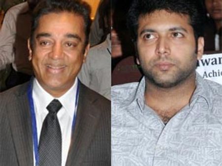 முதல் முறையாக டபுள் ரோல்..கமல் ஆலோசனைக்குக் காத்திருக்கும் ஜெயம் ரவி!