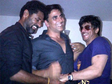 விஜய், ஷாருக்கான், பிரபுதேவா பங்கேற்ற 'ரவுடி' பார்ட்டி!