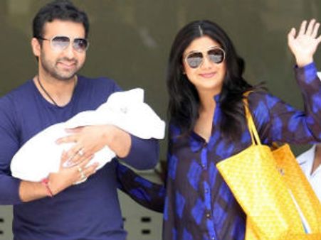 ஷில்பா மகனுக்கு பெயர் வச்சாச்சு!